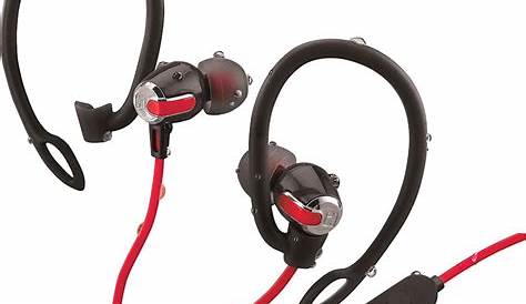 Best Buy: iHome iB71 Wireless In-Ear Headphones Black/Red IB71BRC