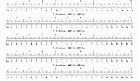 Printable Cm and In Ruler | Printable Ruler Actual Size