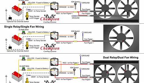 ️Dual Electric Fan Relay Wiring Diagram Free Download| Gambr.co