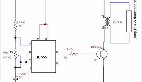 compact fluorescent lamp circuit diagram