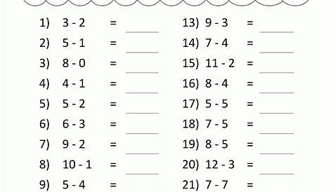 Math Worksheet Subtraction Grade 2