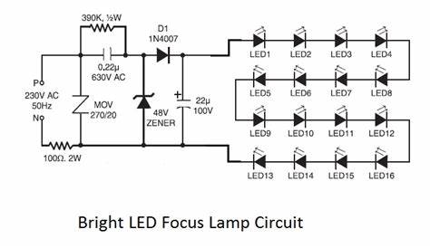 How to Make LED Bright Focus Lamp