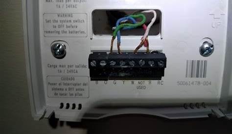 honeywell old thermostat wiring