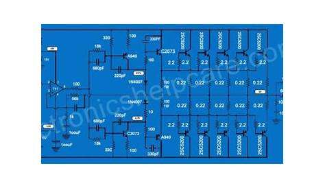 1000 Watts amplifier circuit diagram pdf - Electronics Help Care