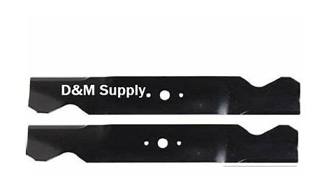 Set of 2 Heavy Duty 42" mower blades to fit Cub Cadet 742-3018 759-3824