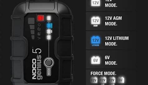 battery charger noco genius5 manual