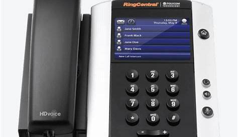 ringcentral poly phone manual