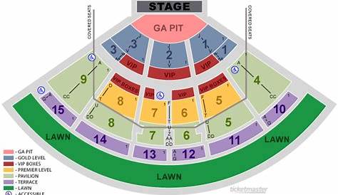 xfinity center mansfield ma seating chart with seat numbers
