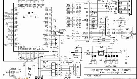 RTL8019 NIC circuit controlled by the 8052 single chip - Basic_Circuit