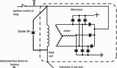 alternator voltage regulator schematic