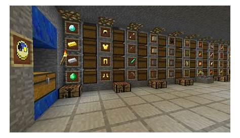 chest room | Minecraft storage, Minecraft storage room, Minecraft houses