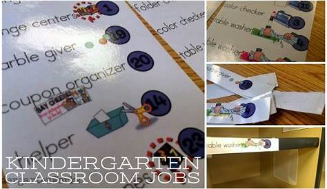 Classroom Jobs for Kindergarten {Free Printable} | KindergartenWorks