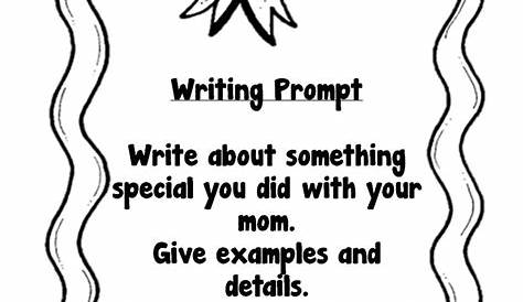 mothers day writing