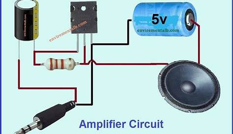 Single Transistor Amplifier | Audio amplifier, Electronic circuit