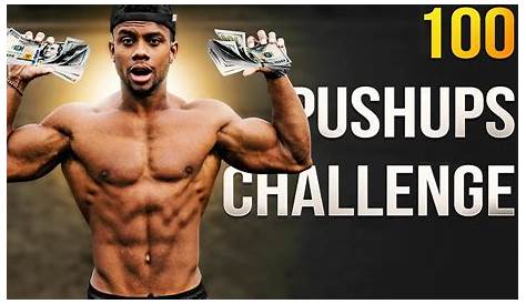 100 Pushups In a Row For $100 Challenge! - YouTube