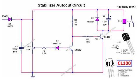 4 relay stabilizer circuit diagram pdf