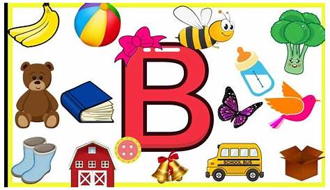 Letter B-Things that begins with alphabet B-words starts with B-Objects