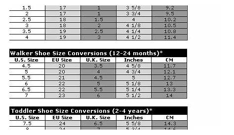 Vans Shoe Size Chart Men's To Women's