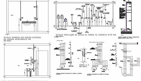 Electrical Wiring Circuits Design Layout 2d AutoCAD Drawing Free Download - Cadbull