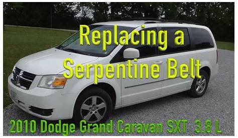 replace serpentine belt dodge caravan