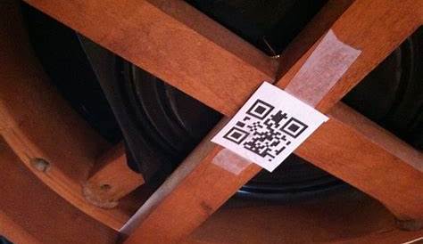 the kids were each given a QR code image to scan which lead them to the