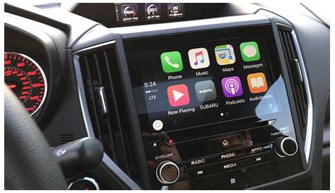 Apple Car play on a Subaru - A quick look - YouTube