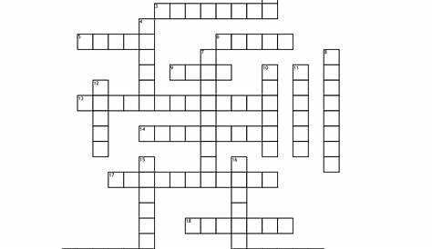 Unit 3 Grade 7 Crossword Puzzle - WordMint