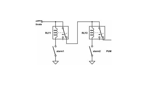 latching relay diagram circuit