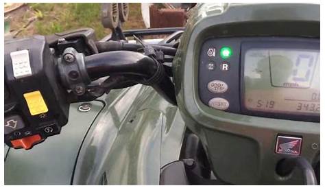 Honda foreman 500 won't shift! - YouTube