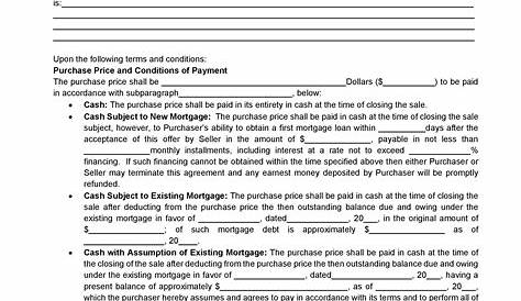 37 Simple Purchase Agreement Templates [Real Estate, Business]