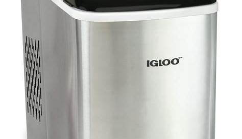 IGLOO ICEBNH26SS 26-Pound Self Cleaning Ice Maker, Stainless - Walmart