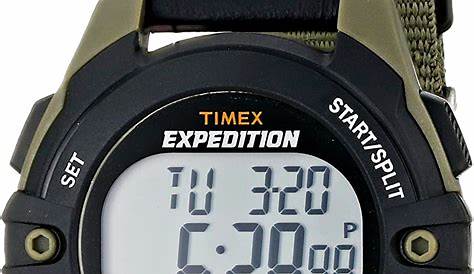 Timex Expedition Classic Digital Chrono Alarm Timer 41mm Watch : Timex