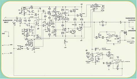 jbl power amplifier circuit diagram