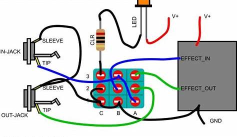 guitar distortion circuit diagram
