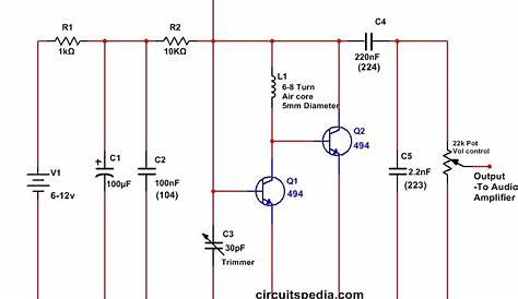 Very simple FM Radio Receiver Circuit - circuitspedia