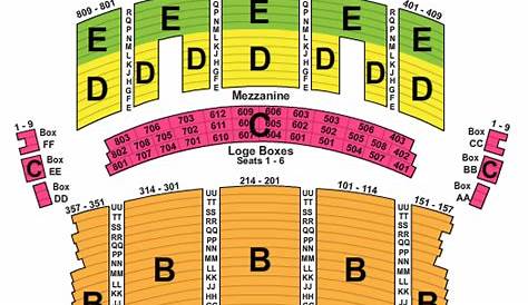 State Theatre Seating Chart | KeyBank State Theatre at Playhouse Square