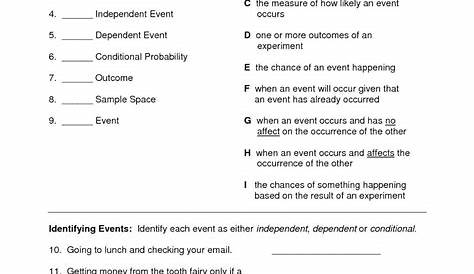 Basic Probability Worksheet With Answers