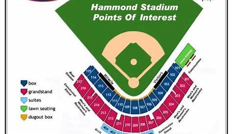 hammond field seating chart