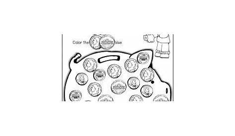 30 Identifying Coins and Coin Values Worksheets - Kitty Baby Love