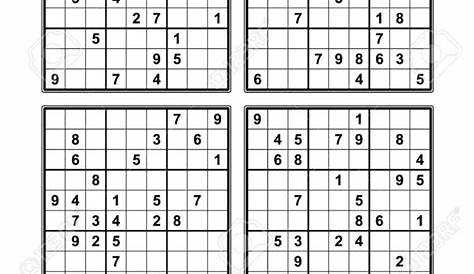 Sudoku Printable A4 - Printable Sudoku Free