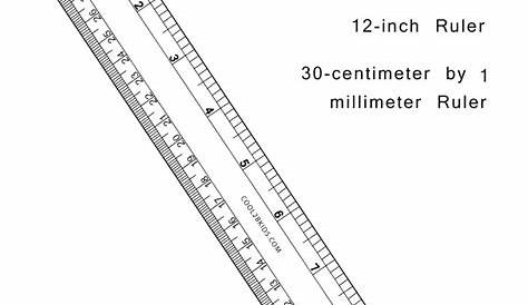 Printable Ruler: 12-inch Actual Size