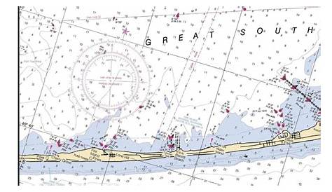 Fire Island Moriches Bay 2003 Nautical Chart Long Island - Etsy
