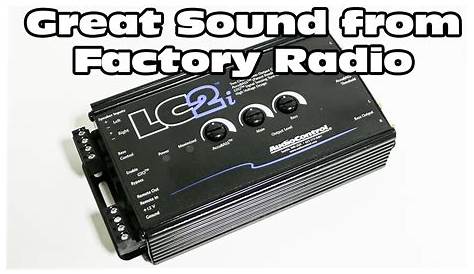 LC2i - Add a Subwoofer Amplifier to a Factory Audio System - Line
