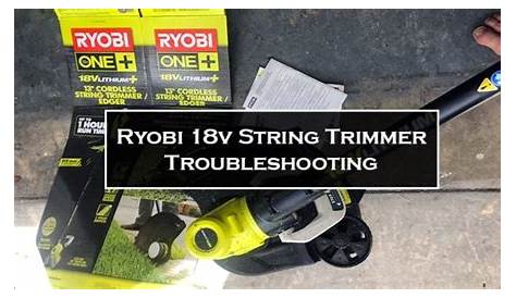 ryobi string trimmer manual 40v