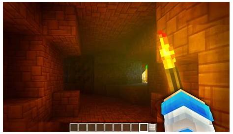 REALISTIC Torch in Minecraft - Dynamic Lights Shaders MCPE - NO MODS