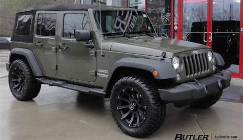 Jeep Wrangler with 20in Black Rhino Sidewinder Wheels exclusively from