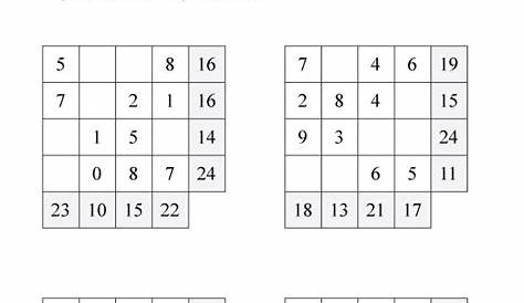 math square worksheet