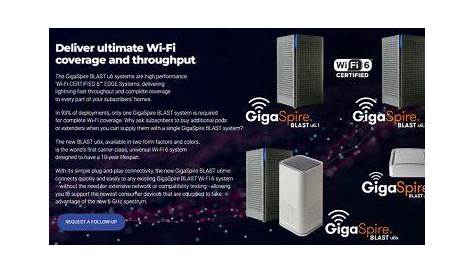 Calix Launches GigaSpire BLAST u6me Wi-Fi 6E Solutions | Technology