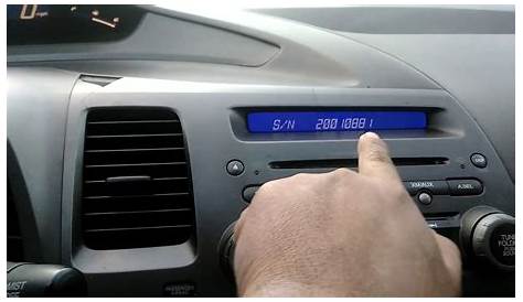 Honda civic radio code, responding comments.....honda civic Codigo De radio respondiendo