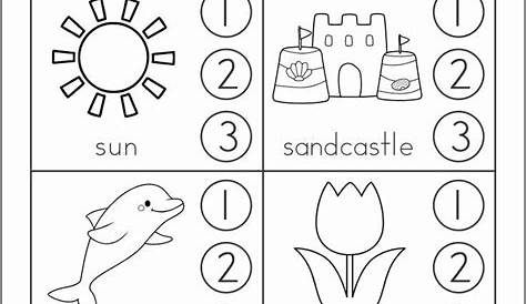 Syllables Worksheet for Kindergarten Syllable Worksheets for